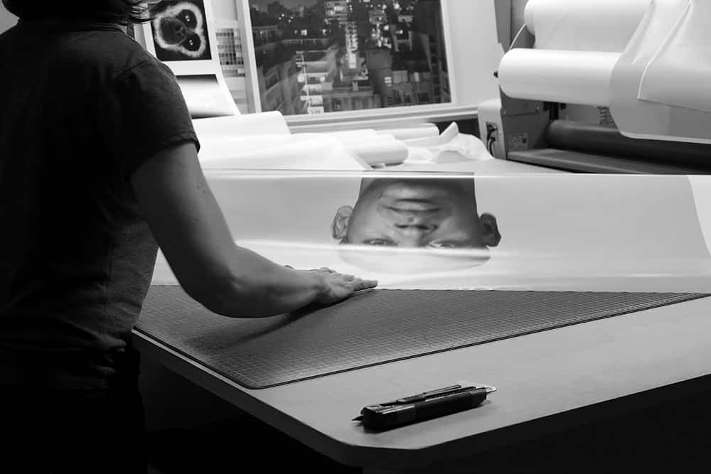 contrecollage et finitions