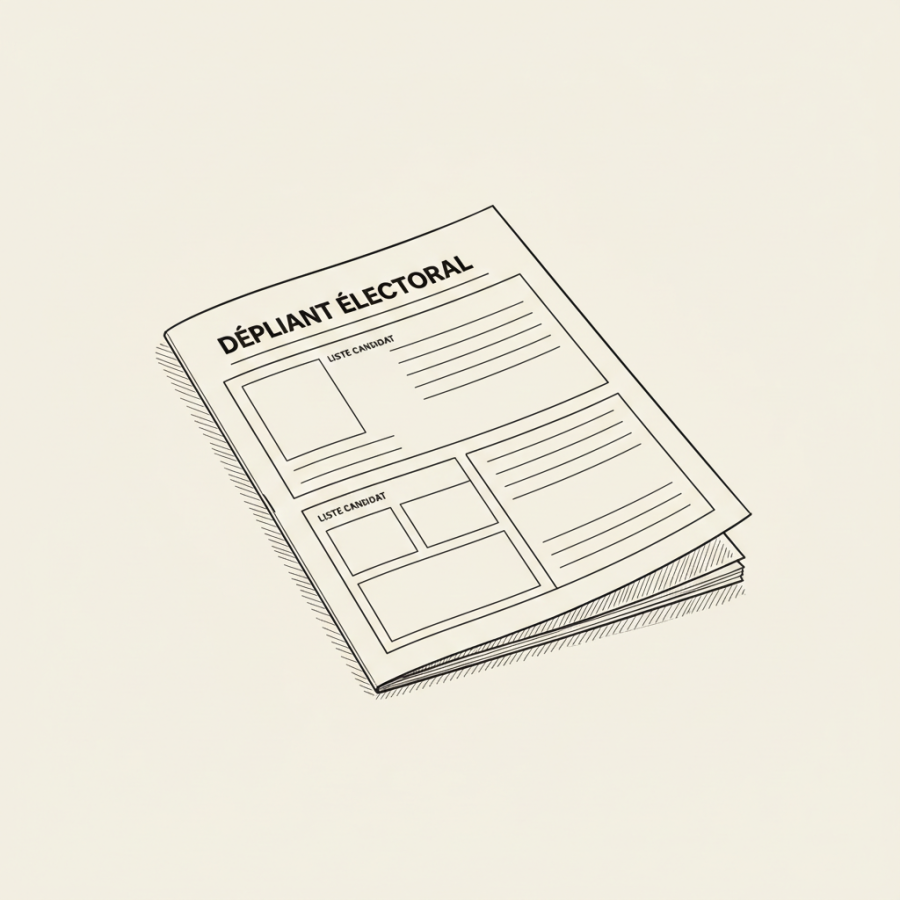 DÉPLIANT ÉLECTORAL